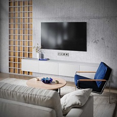 Розетка телевизионная встраиваемая S70 TV+RJ45 кат. 6, (кашемир) Voltum VLS060703 1