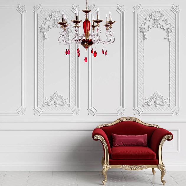 Подвесная люстра Divinare Simona 5125/10 LM-8 изображение 7 Подвесная люстра Divinare Simona 5125/10 LM-8 Фото № 7