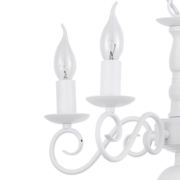 Подвесная люстра Arte Lamp A1129LM-5WH изображение 3 Подвесная люстра Arte Lamp A1129LM-5WH Фото № 3