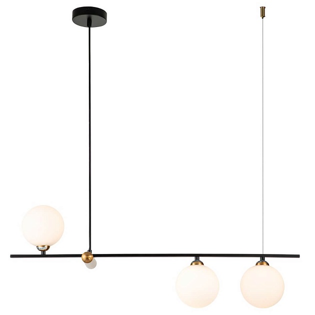 Подвесная люстра Indigo Opaco 11015/3P Black V000152 Фото № 1