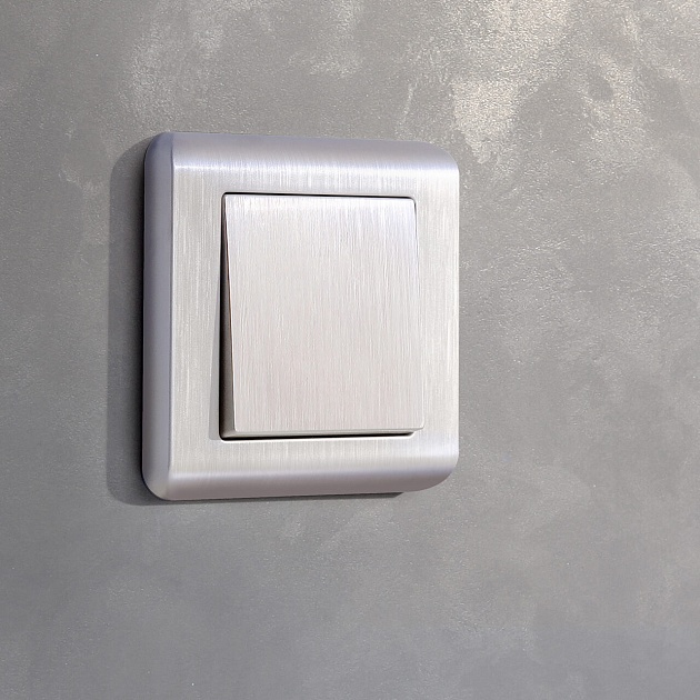 Выключатель Werkel одноклавишный проходной перламутровый рифленый W1112013 4690389160820 Фото № 6