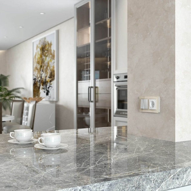 Выключатель двухклавишный Werkel белый матовый W1120061 4690389184611 изображение 4 Выключатель двухклавишный Werkel белый матовый W1120061 4690389184611 Фото № 4