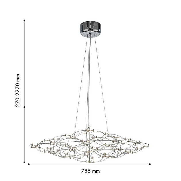 Подвесной светодиодный светильник Favourite Thinner 4305-8P изображение 2 Подвесной светодиодный светильник Favourite Thinner 4305-8P Фото № 2