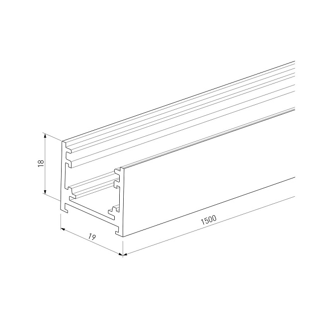 Шинопровод Elektrostandard Brass Line 85223/00 a069638 Фото № 2