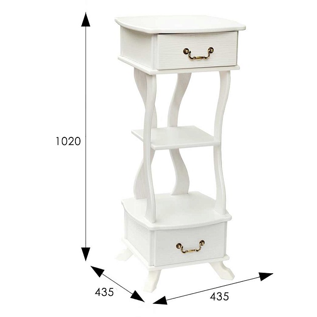 Подставка для цветов Мебелик Берже 14 001468 Фото № 3
