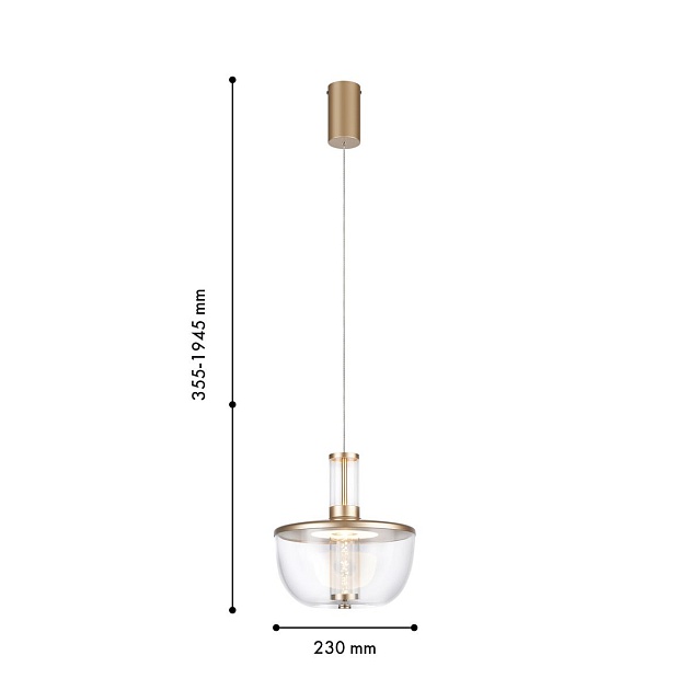 Подвесной светодиодный светильник Favourite Flaska 4313-1P Фото № 2
