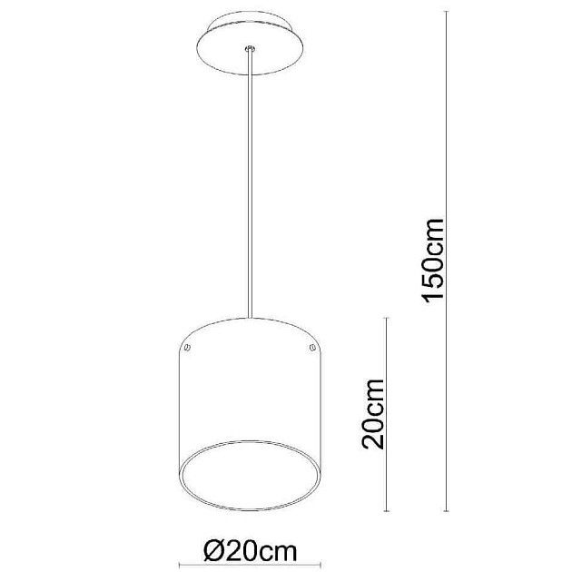 Подвесной светодиодный светильник Lucide Owino 74402/20/65 Фото № 2