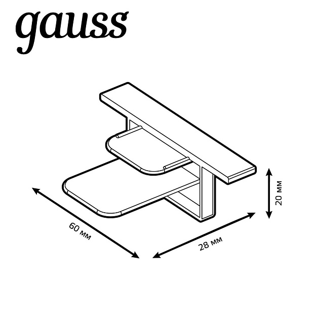 Заглушка Gauss TR144 изображение 2 Заглушка Gauss TR144 Фото № 2