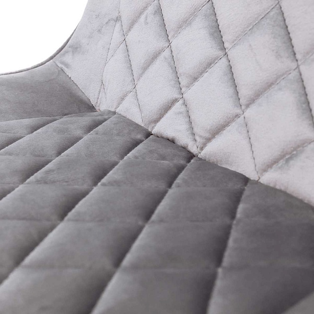 Барный стул AksHome Leros светло-серый, велюр 81473 Фото № 9