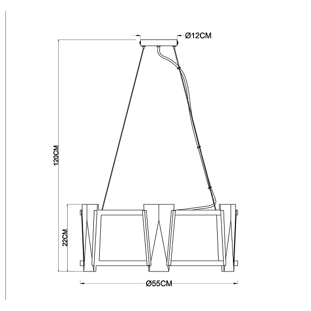 Подвесная люстра Arte Lamp Grato A4079LM-6CC Фото № 2