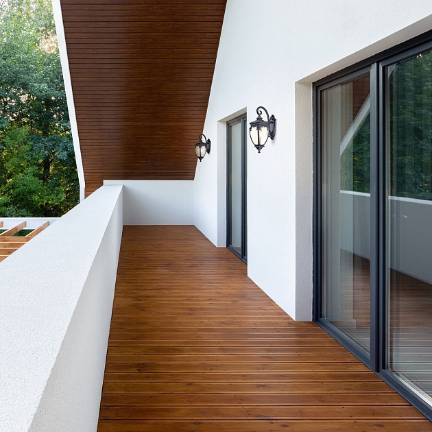 Уличный настенный светильник Maytoni Fleur O414WL-01BZ Фото № 9