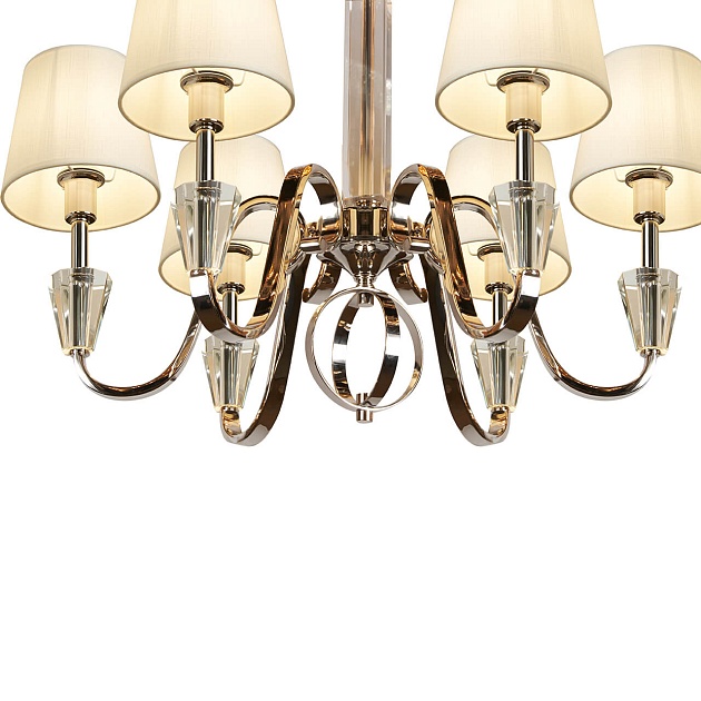 Подвесная люстра iLamp Alesti P2424-6 Nickel изображение 2 Подвесная люстра iLamp Alesti P2424-6 Nickel Фото № 2