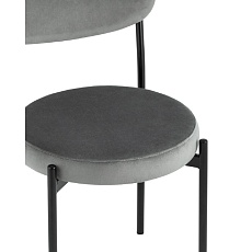 Кухонный стул Stool Group Бриф велюр тёмно-серый vd-brief-b27 1
