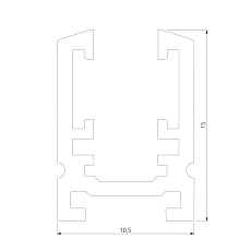 Шинопровод Elektrostandard Mini Magnetic 85171/00 a065631 2