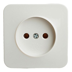 Розетка 2P Stekker София белый MST10-11-01 49301 5
