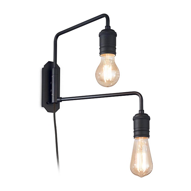 Бра Ideal Lux Triumph AP2 Nero 242385 Фото № 1