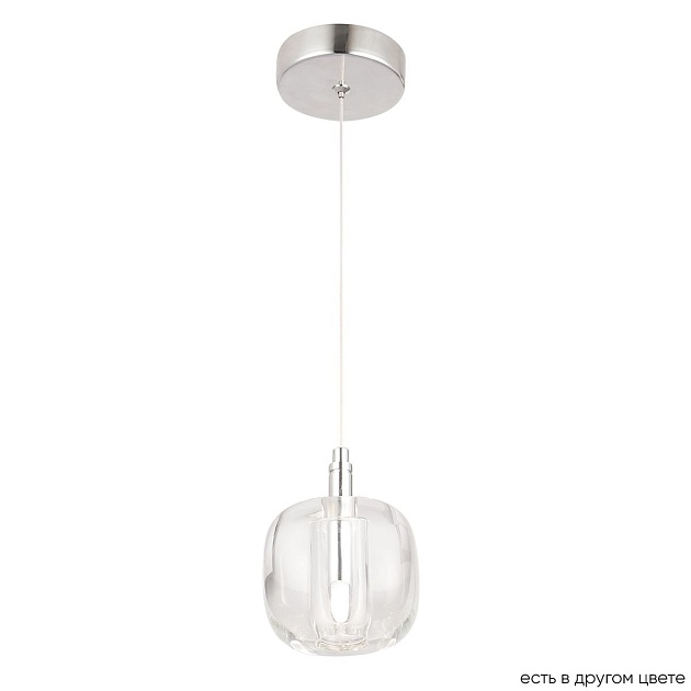 Подвесной светильник Crystal Lux Box SP1 Chrome/Transparent изображение 1 Подвесной светильник Crystal Lux Box SP1 Chrome/Transparent Фото № 1