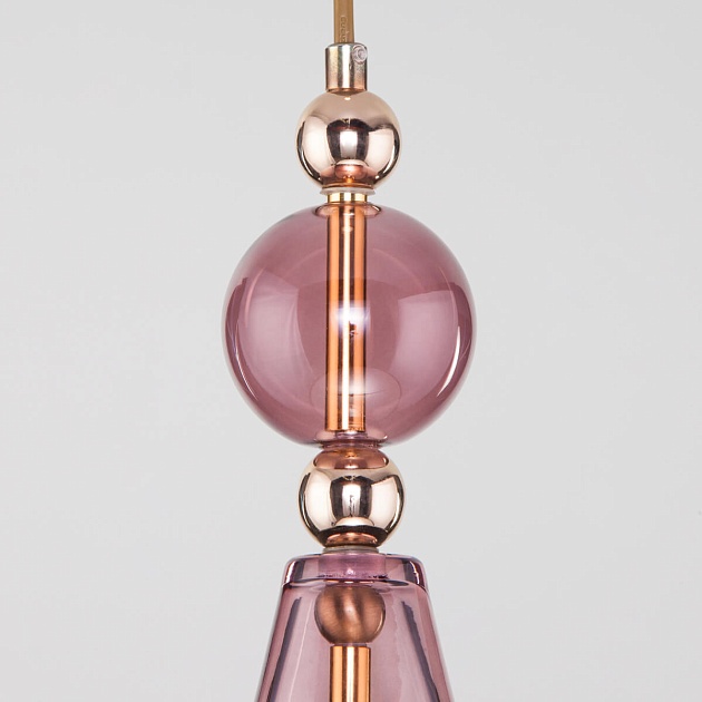 Подвесной светильник Eurosvet Ilario 50202/1 пурпурный Фото № 4