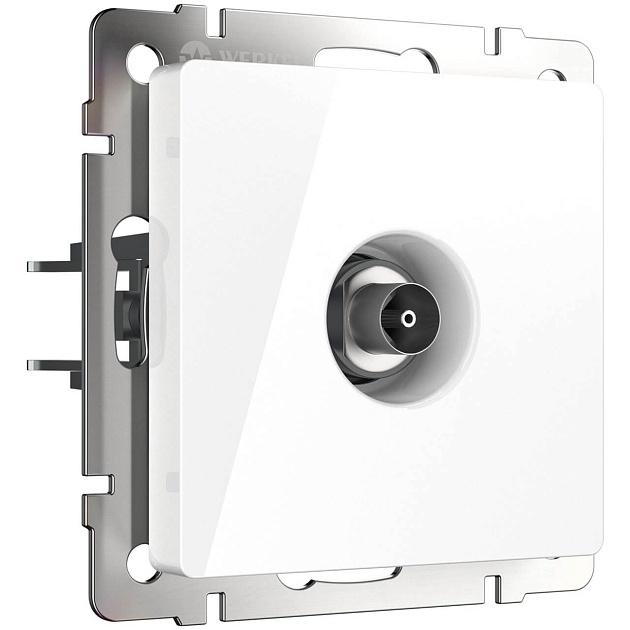 ТВ-розетка оконечная Werkel белый W1183001 4690389155390 изображение 1 ТВ-розетка оконечная Werkel белый W1183001 4690389155390 Фото № 1