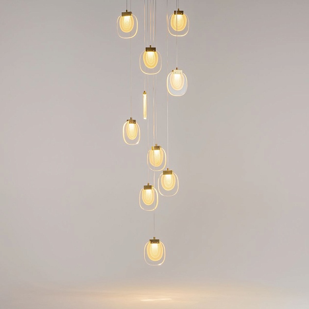 Подвесной светодиодный светильник Maytoni Modern Biology MOD367PL-L30BBSK Фото № 4