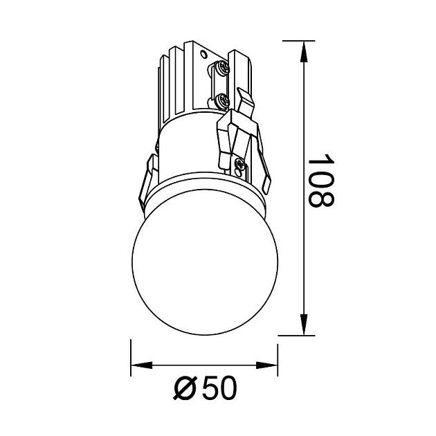 Встраиваемый светодиодный светильник Mantra Bead 8894 Фото № 2