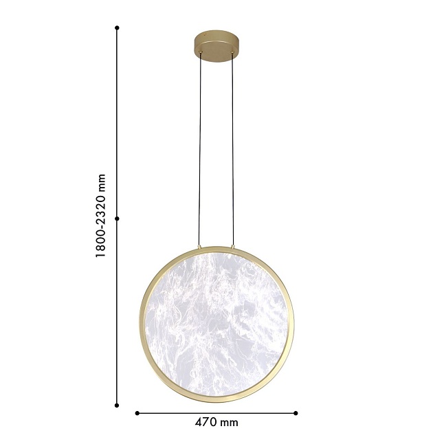 Подвесной светодиодный светильник Favourite Imma 4374-1P Фото № 2