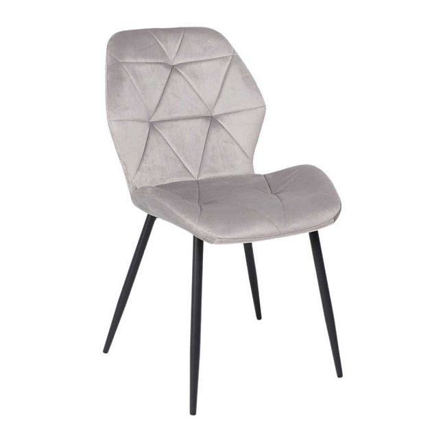 Кухонный стул AksHome Congo светло-серый, велюр 90026 изображение 1 Кухонный стул AksHome Congo светло-серый, велюр 90026 Фото № 1