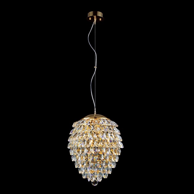 Подвесной светильник Crystal Lux Charme SP6 Gold/Transparent изображение 1 Подвесной светильник Crystal Lux Charme SP6 Gold/Transparent Фото № 1
