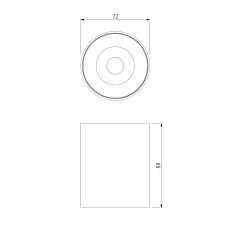 Потолочный светодиодный светильник Elektrostandard Primo 25116/LED a069415 1