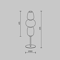 Настольная лампа Maytoni Pattern MOD267TL-L28G3K 1