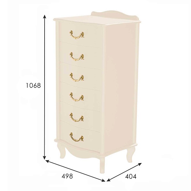 Комод Мебелик Джульетта 008549 Фото № 3