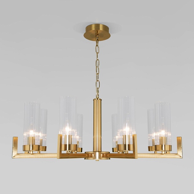 Подвесная люстра Eurosvet Arganie 60133/8 латунь изображение 6 Подвесная люстра Eurosvet Arganie 60133/8 латунь Фото № 6