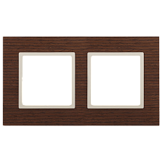 Рамка 2-постовая ЭРА Elegance 14-5302-09 Б0034574 1