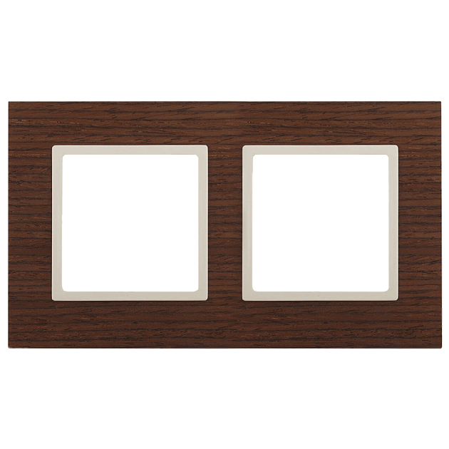 Рамка 2-постовая ЭРА Elegance 14-5302-09 Б0034574 изображение 2 Рамка 2-постовая ЭРА Elegance 14-5302-09 Б0034574 Фото № 2