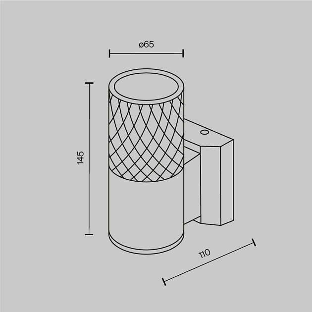 Уличный настенный светильник Maytoni Bowery O583WL-01B Фото № 2