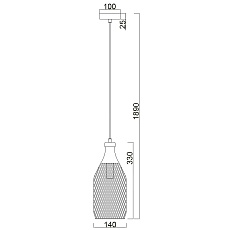 Подвесной светильник Vele Luce Maestro VL6512P21 3