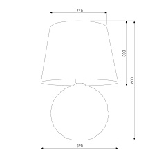 Настольная лампа TK Lighting 5904 Santana 1