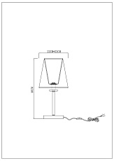 Настольная лампа Arte Lamp Kensington A4098LT-1CC 1