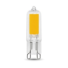 Лампа светодиодная Gauss G9 3.5W 3000K прозрачная 107809103 2