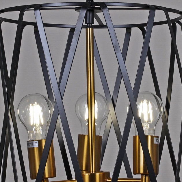 Подвесная люстра Illumico IL1023-3PB-05 BK GD Фото № 3