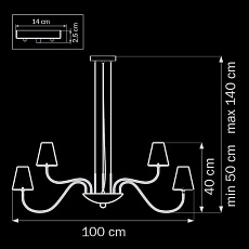 Подвесная люстра Lightstar Diafano 758164 2