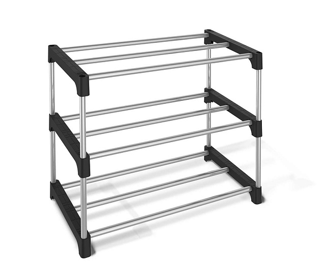 Обувница Sheffilton SHT-SR6 черный/хром лак 8397890701 Фото № 3