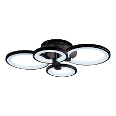 Потолочная светодиодная люстра iLedex Ring A001/4 BK 1