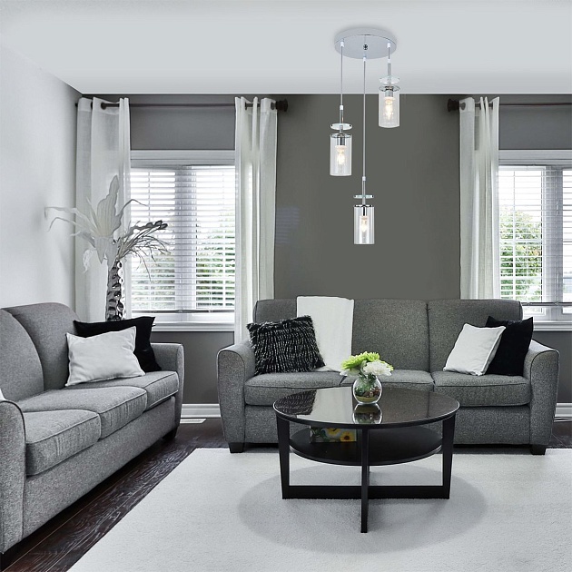 Подвесная люстра Escada Avolto 10191/3 Chrome Фото № 5