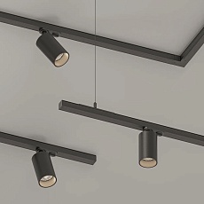 POWERLINE Трековый светильник SPOT LED 220В 10Вт 3000К CRI90 36° TRIAC угольно-черный 1