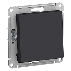 Выключатель кнопочный Systeme Electric AtlasDesign 10A 250V карбон ATN001015