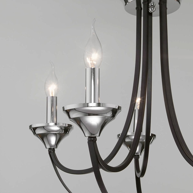 Подвесная люстра Eurosvet Lazzaro 60098/5 хром изображение 3 Подвесная люстра Eurosvet Lazzaro 60098/5 хром Фото № 3