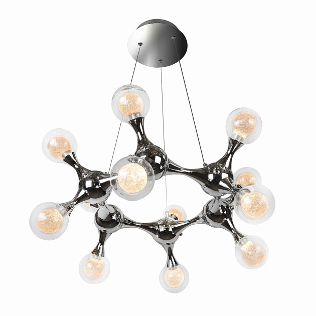 Подвесная светодиодная люстра iLedex Blossom C4465-12R CR Фото № 1