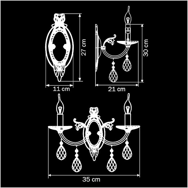 Бра Osgona Stregaro 694622 изображение 2 Бра Osgona Stregaro 694622 Фото № 2