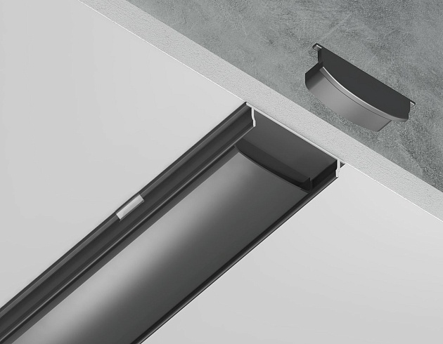 Профиль с рассеивателем Ambrella Illumination GP1600BK/BK Фото № 4